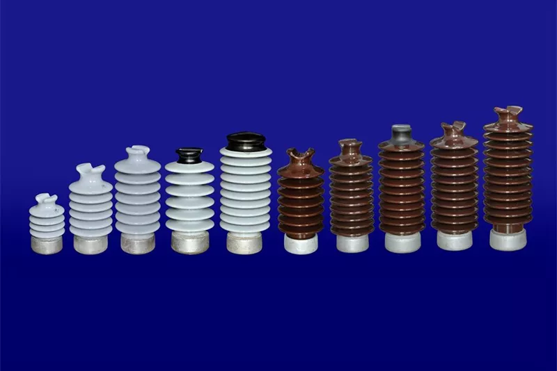 Line post porcelain insulators in a range of sizes
