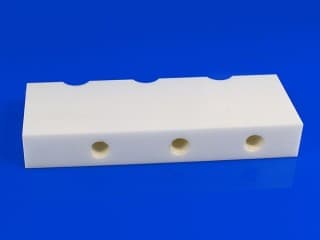 Zirconia ceramic plate with screws